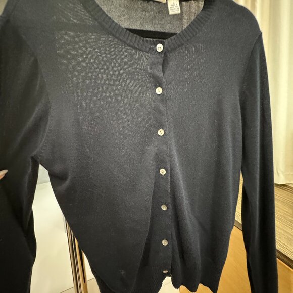 Anne Klein Navy Cardigan - Picture 4 of 10